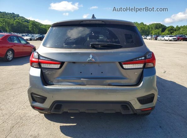 JA4AP4AU6LU029065 2020 MITSUBISHI OUTLANDER Gray Սալոնի դիմացի տեսք