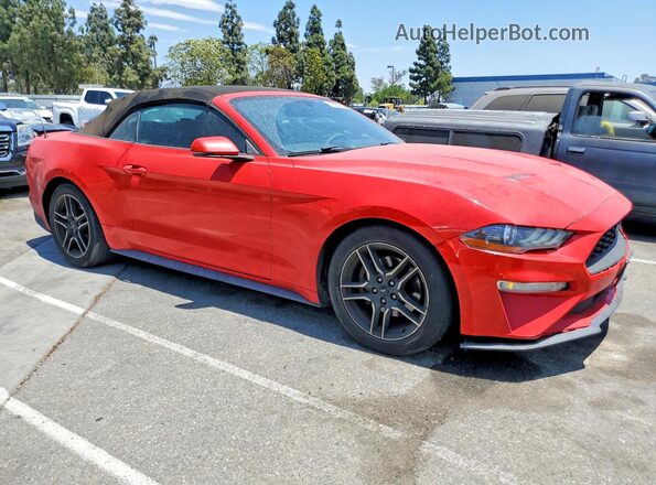 1FATP8UH0J5133469 2018 FORD MUSTANG Red Front view