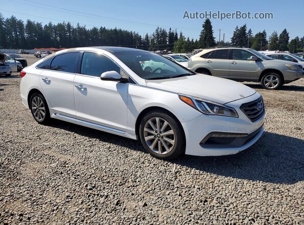 5NPE34AF4GH396955 2016 HYUNDAI SONATA White Widok z przodu