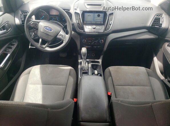 1FMCU9GD1JUC20378 2018 FORD ESCAPE Белый Вид щитка приборов