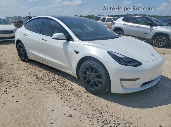 5YJ3E1EA1MF084679 2021 TESLA MODEL White Vista frontal
