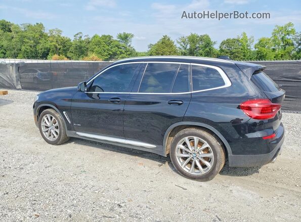 5UXTR9C55JLD63376 2018 BMW X3 Black Trasero derecho