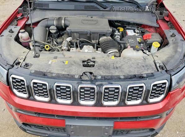 3C4NJDCN7ST545104 2025 JEEP COMPASS Red VIN კოდის სტიკერის ხედი