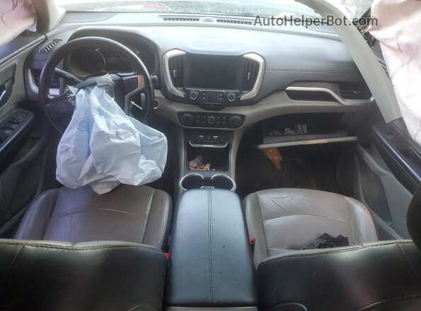 3GKALPEX7KL300624 2019 GMC TERRAIN Blue Instrument cluster view