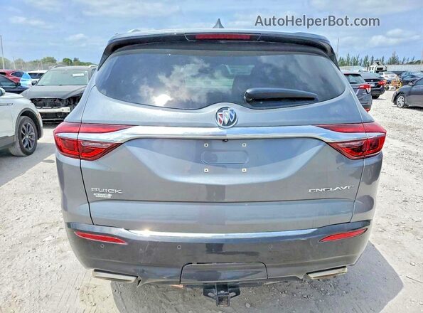 5GAERBKW4JJ212874 2018 BUICK ENCLAVE Gray Widok wnętrza z przodu
