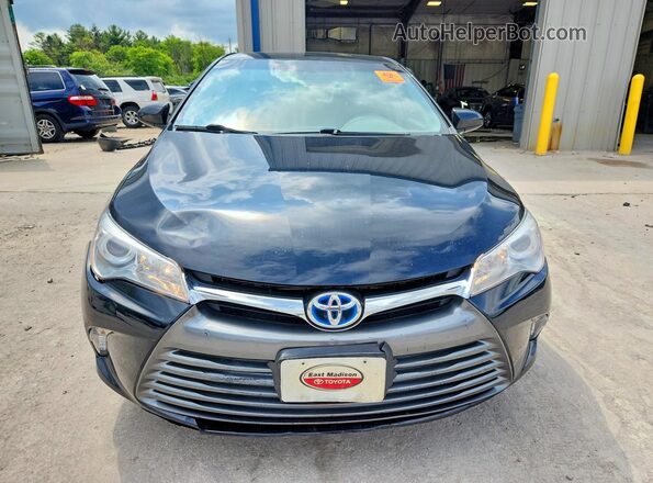 4T1BD1FK0HU217964 2017 TOYOTA CAMRY SOLARA Black Вид ззаду