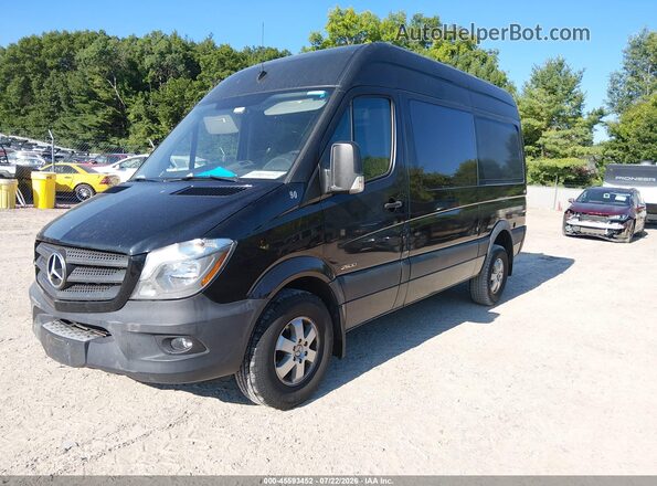 8BTPE7CD4GE129047 2016 MERCEDES-BENZ SPRINTER Black წინა მარცხენა ხედი სამი მეოთხედიდან