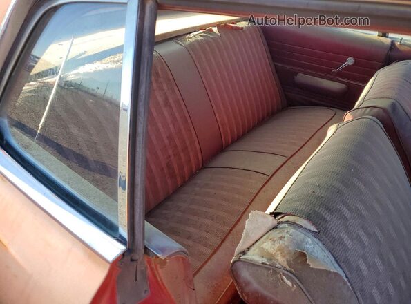8P58F104393 1968 FORD GALAXIE Коричневый Вид задних сидений