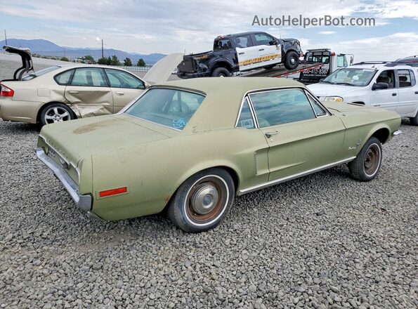 8R01C135435 1968 FORD MUSTANG Green Trasero derecho
