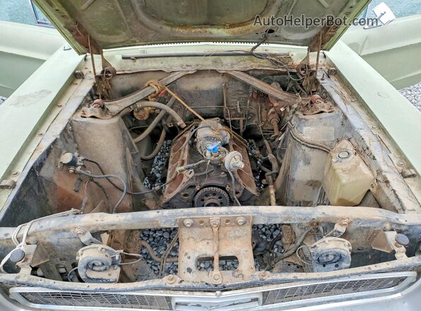 8R01C135435 1968 FORD MUSTANG Green Vista interior trasera