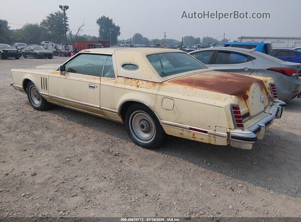 8Y89A906891 1978 LINCOLN CONTINENTA Yellow უკანა მარცხენა