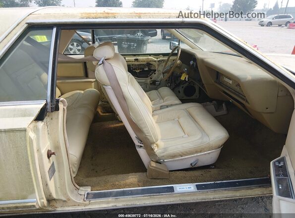 8Y89A906891 1978 LINCOLN CONTINENTA Yellow წინა სალონის ხედი