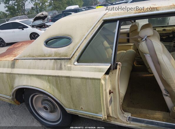 8Y89A906891 1978 LINCOLN CONTINENTA Yellow VIN კოდის სტიკერის ხედი