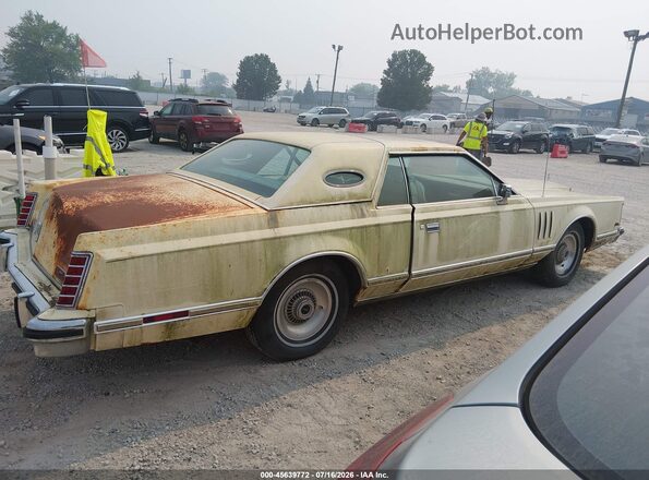 8Y89A906891 1978 LINCOLN CONTINENTA Yellow სალონის 360-გრადუსიანი ხედი