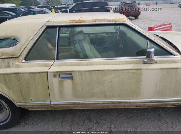 8Y89A906891 1978 LINCOLN CONTINENTA Yellow 