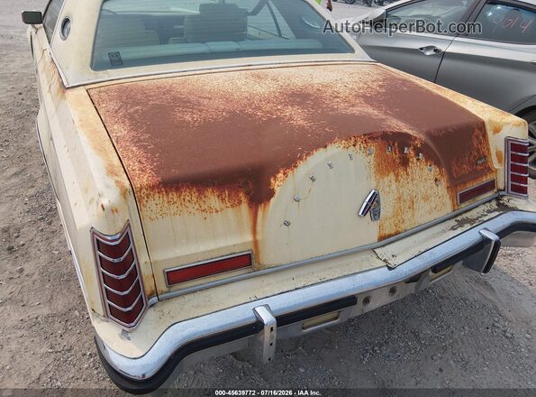 8Y89A906891 1978 LINCOLN CONTINENTA Yellow წინა ხედი
