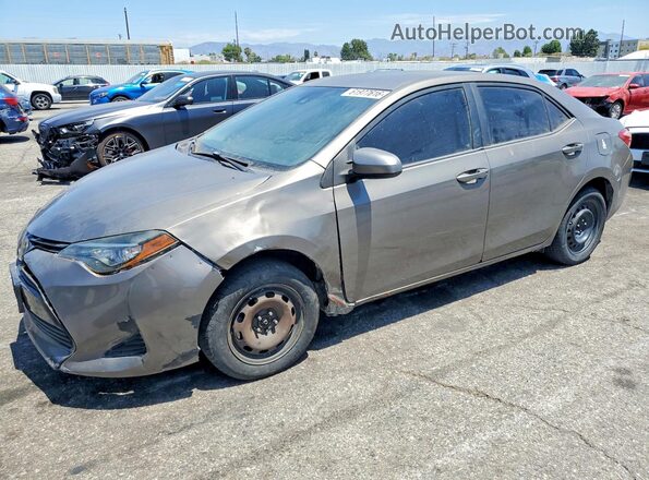 5YFBURHEXHP612645 2017 TOYOTA COROLLA Серый Задняя левая четверть