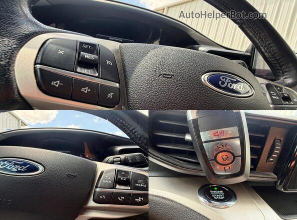 1FMSK7DH0MGB34446 2021 FORD EXPLORER Black Vista del compartimento del motor