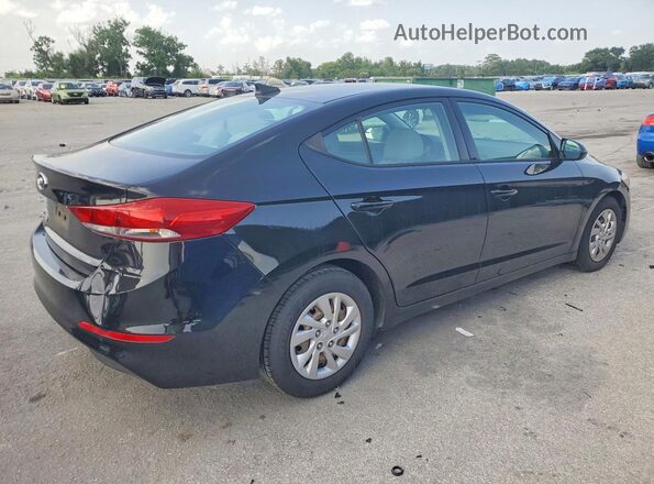 5NPD74LFXHH089403 2017 HYUNDAI ELANTRA Black წინა მარჯვენა