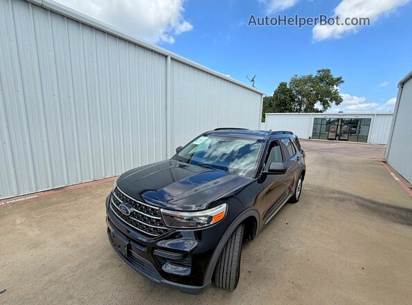 1FMSK7DH0MGB34446 2021 FORD EXPLORER Black Trasero derecho