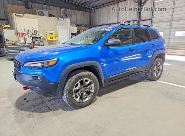 1C4PJMBN3KD481885 2019 JEEP CHEROKEE Синий Задняя левая четверть