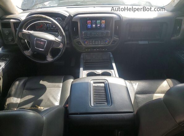 3GTU2NEC1HG430185 2017 GMC SIERRA Black Вид щитка приладів