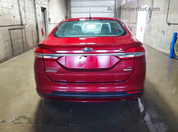 3FA6P0HD7JR154354 2018 FORD FUSION Red Vista interior delantera