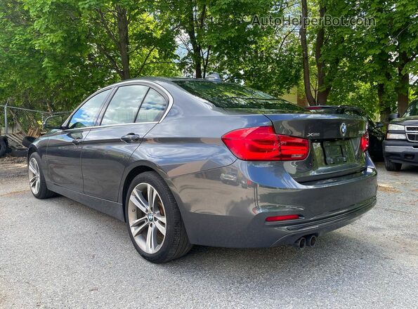 WBA8D9G58JNU71313 2018 BMW 3 SERIES Gray Հետևի աջ