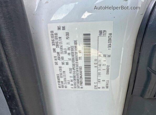 1FMZK1ZM4JKA81003 2018 FORD TRANSIT Белый Вид задней части салона