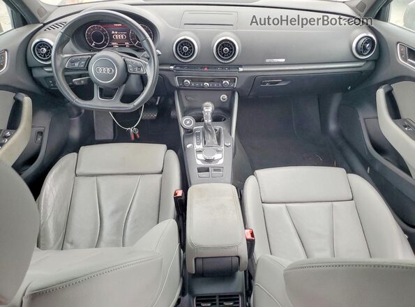 WAUTPBFF6HA103409 2017 AUDI A3 Gray Սարքավորումների վահանակի տեսք