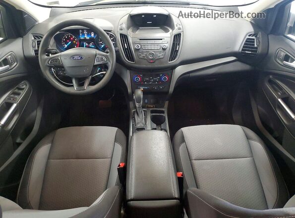 1FMCU0GD0JUB36595 2018 FORD ESCAPE Серебряный Вид щитка приборов