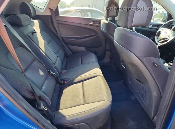 KM8J33A27JU805383 2018 HYUNDAI TUCSON Blue Widok wnętrza z tyłu