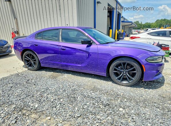 2C3CDXBG7JH284717 2018 DODGE CHARGER Purple Vista frontal