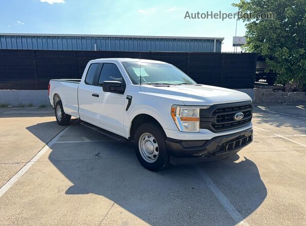 1FTEX1CP8NKD84332 2022 FORD F150 White Tył lewy