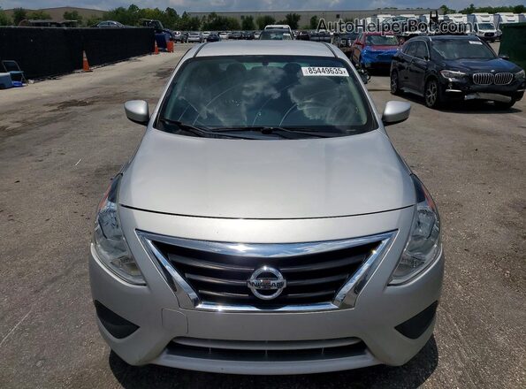 3N1CN7APXJL824887 2018 NISSAN VERSA Silver Rear view
