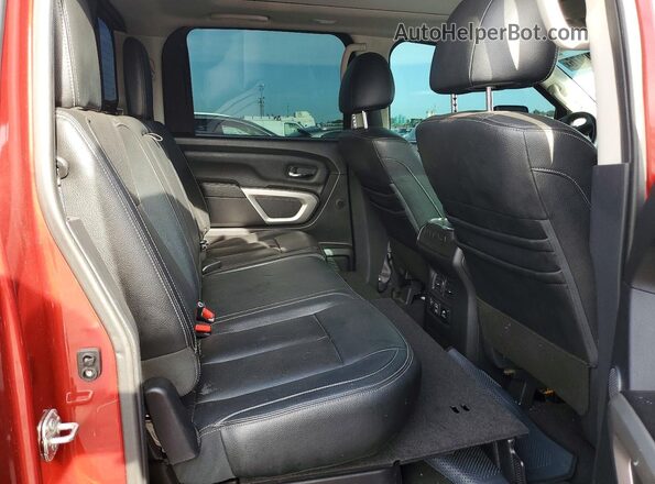 1N6AA1ED6MN501256 2021 NISSAN TITAN Red Սալոնի հետևի տեսք