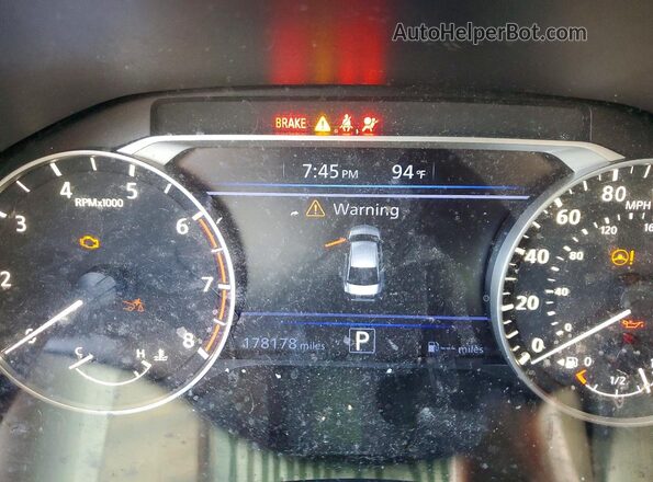 1N4AL4CV5LC143500 2020 NISSAN ALTIMA Black Vista de los asientos traseros