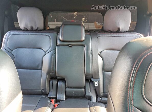 1FM5K8GT1GGC89384 2016 FORD EXPLORER Black Սալոնի հետևի տեսք