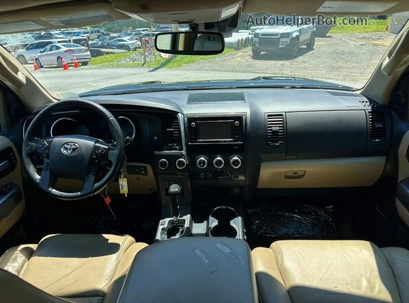 5TDJY5G14KS167454 2019 TOYOTA SEQUOIA Black Вид ззаду