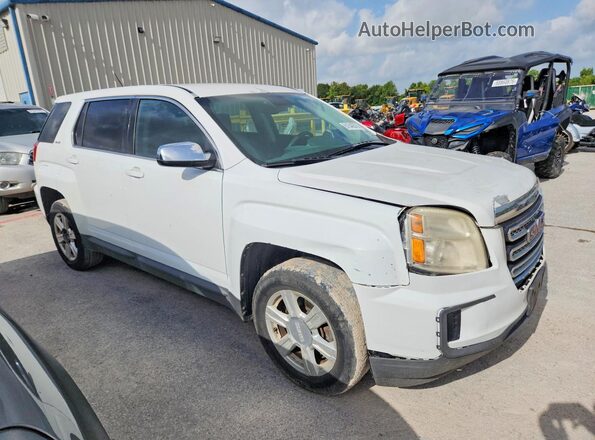 2GKALMEK6G6128438 2016 GMC TERRAIN White Vista frontal