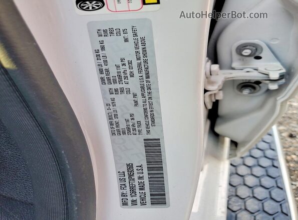 1C6RREFTXPN592605 2023 RAM 1500 Белый Вид наклейки с VIN-кодом