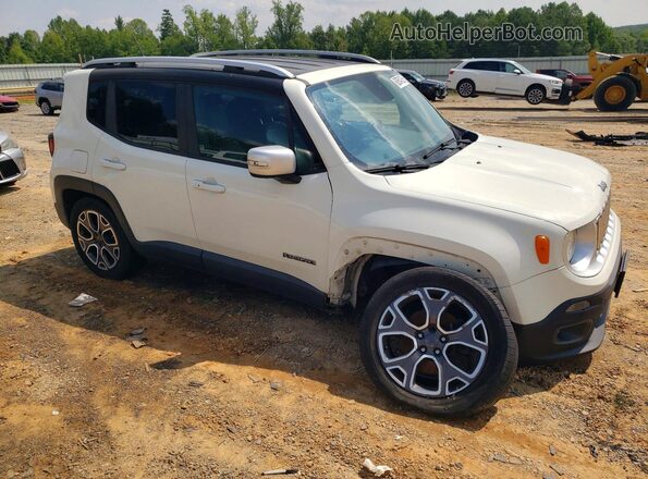 ZACCJBDT6GPC58408 2016 JEEP RENEGADE White წინა ხედი