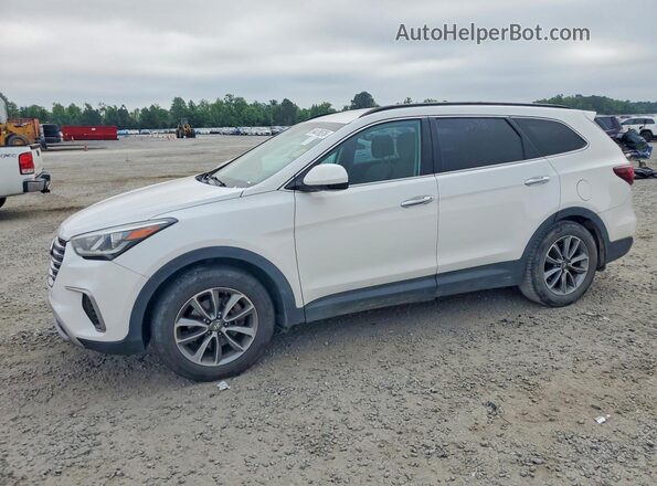 KM8SM4HF3HU251964 2017 HYUNDAI SANTA Белый Задняя левая четверть