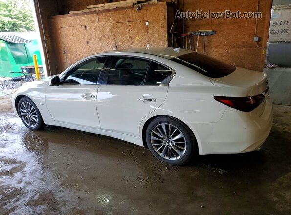 JN1EV7AP8JM364501 2018 INFINITI Q50 White უკანა მარჯვენა
