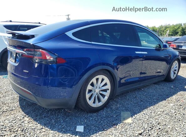5YJXCBE24HF054703 2017 TESLA MODEL Blue Առջևի աջ