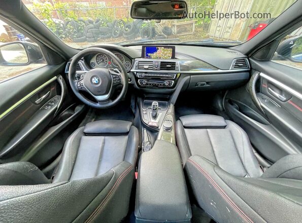 WBA8D9G58JNU71313 2018 BMW 3 SERIES Gray Սարքավորումների վահանակի տեսք