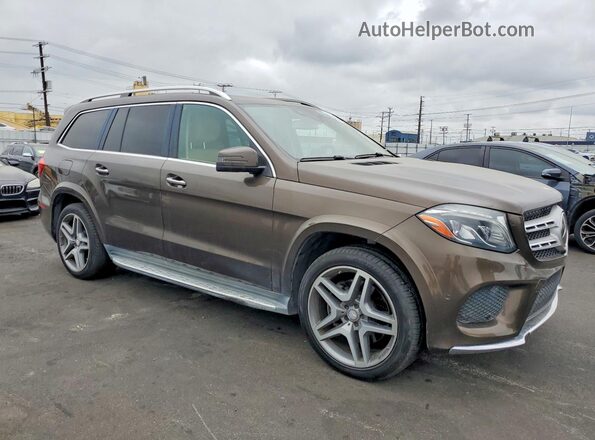 4JGDF7DE0HA838271 2017 MERCEDES-BENZ GLS-CLASS Brown Դիմացի տեսք
