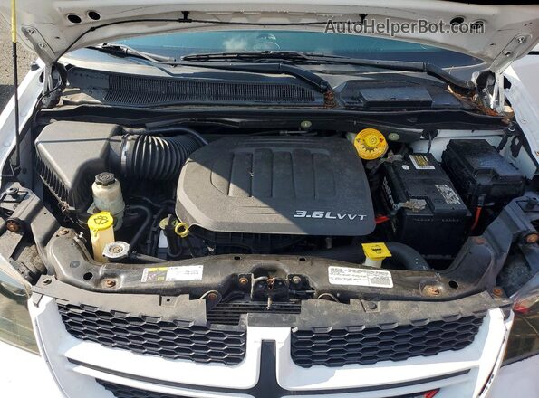 2C4RDGEG9GR330164 2016 DODGE GRAND White VIN კოდის სტიკერის ხედი