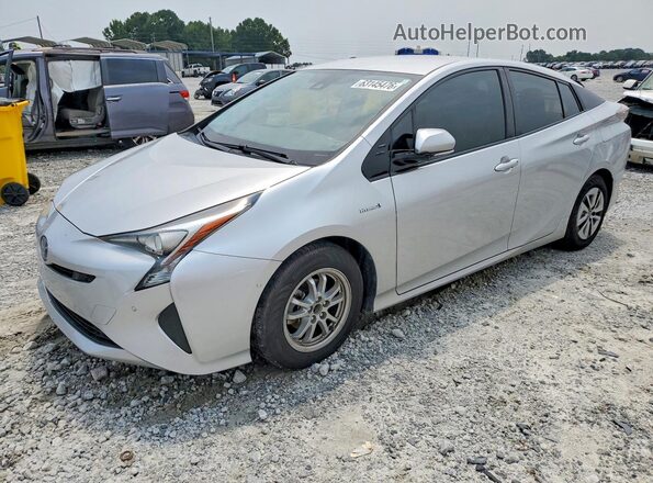 JTDKBRFU6J3062715 2018 TOYOTA PRIUS Серебряный Задняя левая четверть
