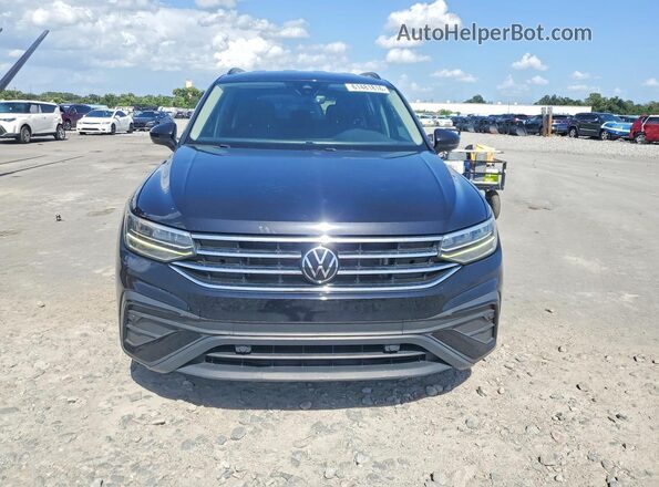 3VV1B7AX9NM034320 2022 VOLKSWAGEN TIGUAN Black Вид ззаду